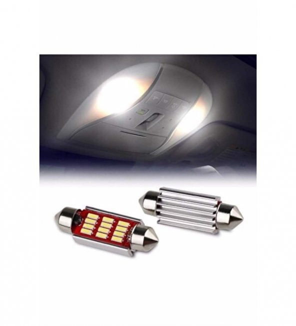 Sofit Led Beyaz 12 Volt - 24 Volt Uyumlu Canbus Soğutuculu 41 mm