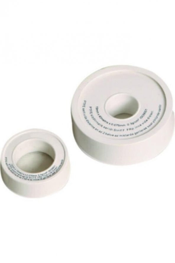 Knitex Teflon Bandı Küçük Beyaz 19 mm x 8 mt 10lu Paket KTX-145