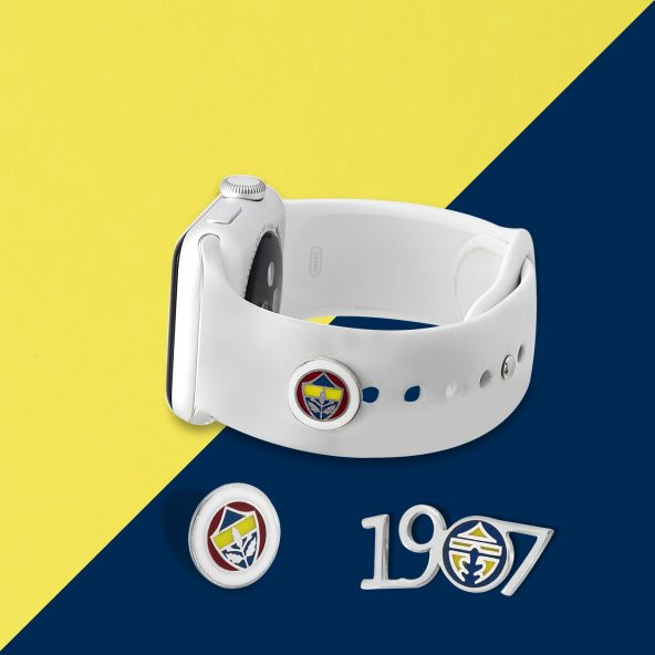 Soft Altın 925 Ayar Gümüş Fenerbahçe Rozet Aksesuar - 4