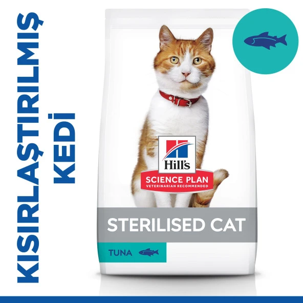 Hill's SCIENCE PLAN Sterilised Yetişkin Ton Balıklı Kedi Maması 10 KG