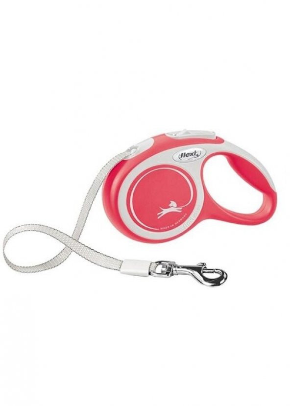 Flexi New Comfort 5 Mt Şerit Otomatik Tasma Large Kırmızı