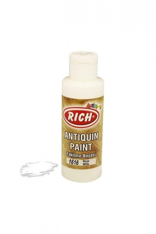 1616 Beyaz 120 ml Eskitme Ahşap Boyası - 1