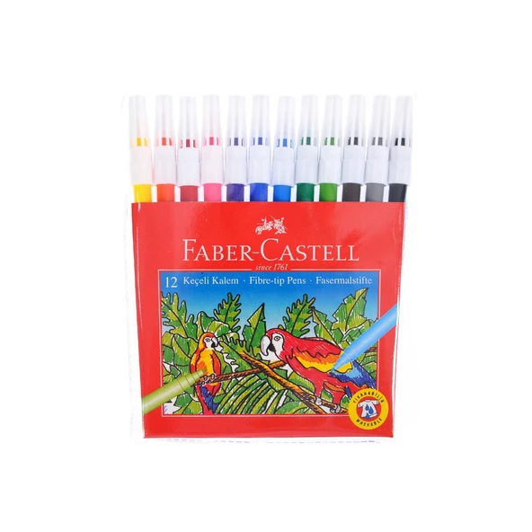 Faber Castell 12 Renk Yıkanabilir Keçeli Kalem / 5067155130 ürün görseli