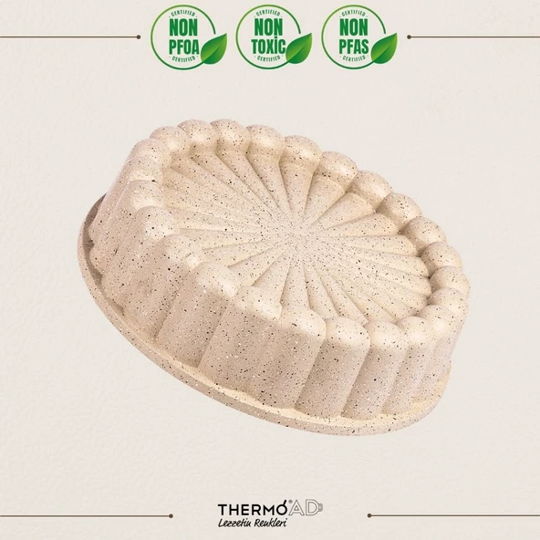 ThermoAD | Tart Kek Kalıbı | Vizon | 26 cm