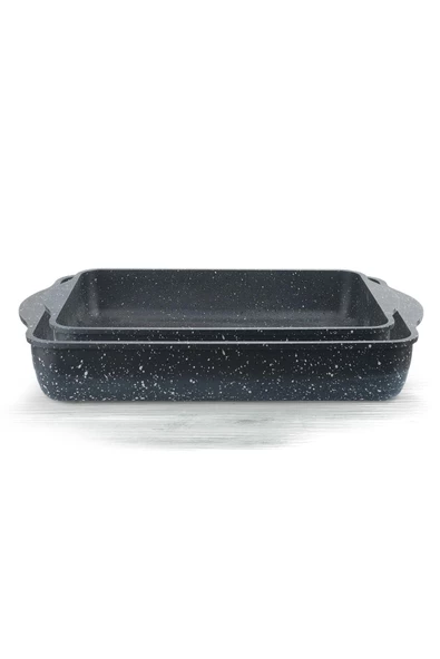 ThermoAD | Çok Amaçlı Kare Tepsi Set | 2 Parça | 30 cm-35 cm - 2