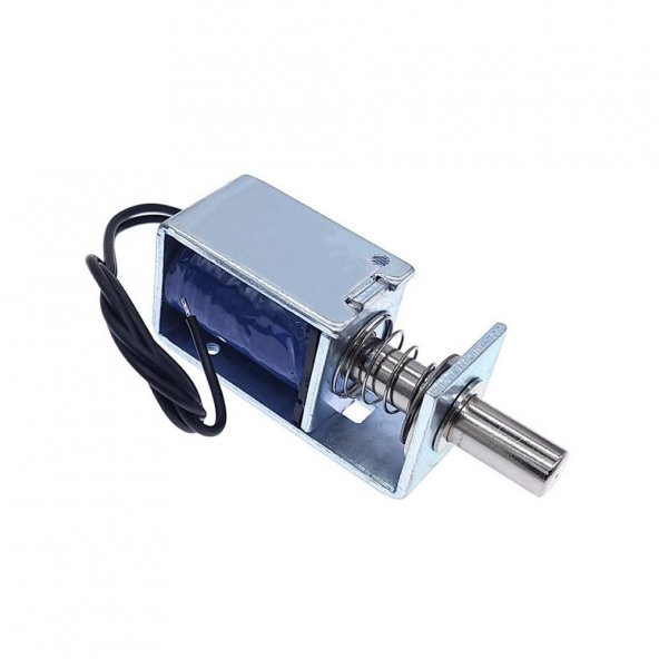 TAU-S0837DL-D Solenoid Kilit DC 12V 1A 12W 15N Elektrikli Manyetik Kapı Depo Kasa Kilidi 10mm Dil