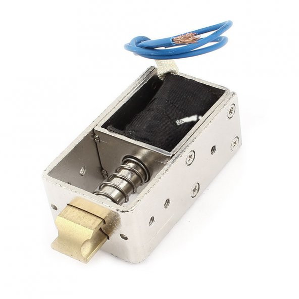JF-S1670DL Solenoid Kilit DC 12V 2.4A 28W 40N Elektrikli Manyetik Kapı Depo Kasa Kilidi 10mm Dil - 8