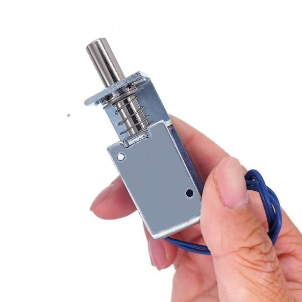 TAU-S0837DL-D Solenoid Kilit DC 12V 1A 12W 15N Elektrikli Manyetik Kapı Depo Kasa Kilidi 10mm Dil - 7