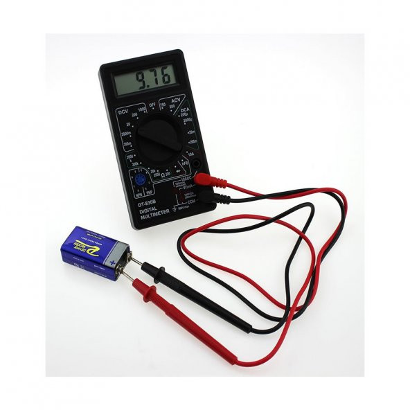 DT830B Multimetre Dijital Ölçü Aleti Avometre Voltmetre Ampermetre - 4