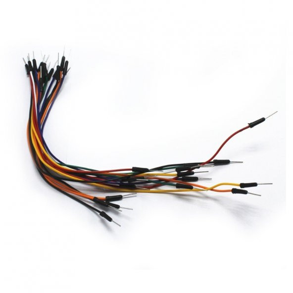 65 Parça Erkek-Erkek Jumper Kablo Seti Breadboard - 2