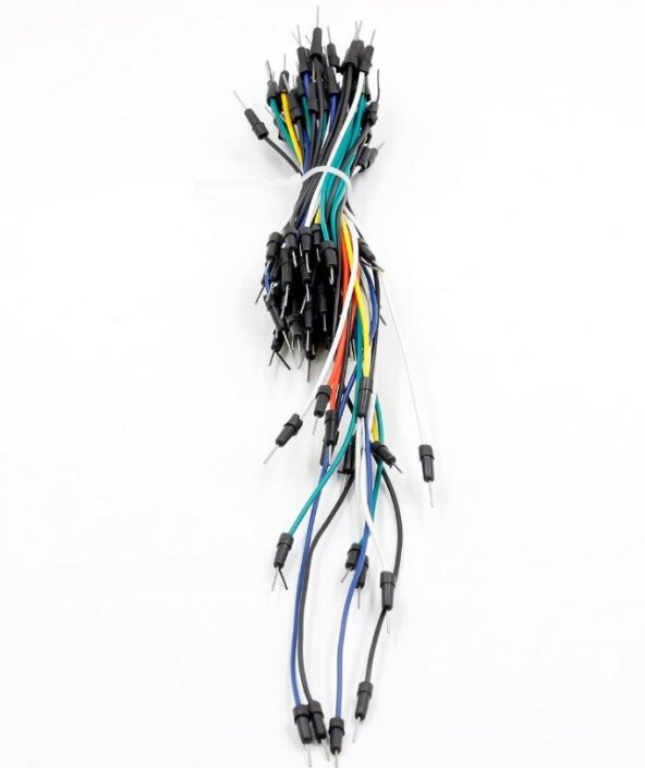 65 Parça Erkek-Erkek Jumper Kablo Seti Breadboard - 5