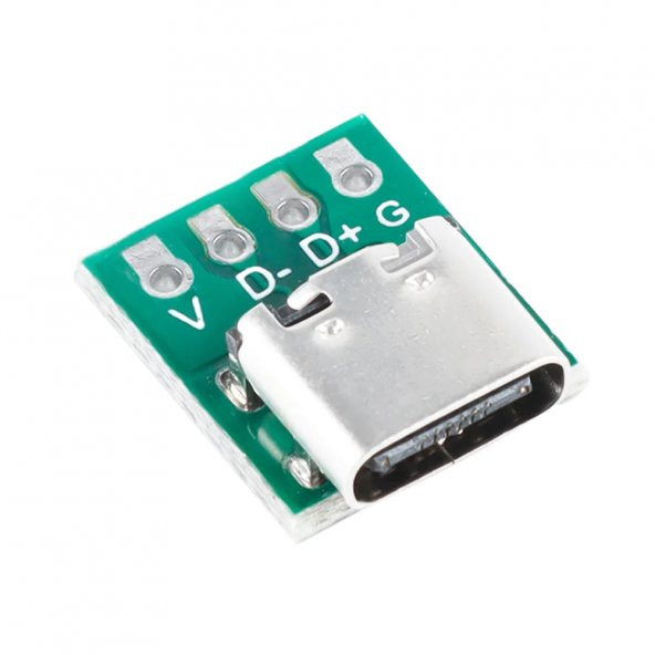USB Type C 4 Pin DIP Çevirici Pcb Usb Dip Adaptör Kart