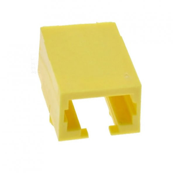 8P8C Plastik Sarı Rj45 Soket Ethernet Bağlantı Soketi 8 Pin Pcb - Resim 4