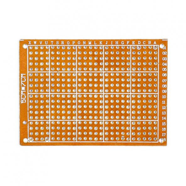5x7cm Pertinaks Proto Pcb 18x24  432 Adet Bakır Delik 2.54mm - Resim 5
