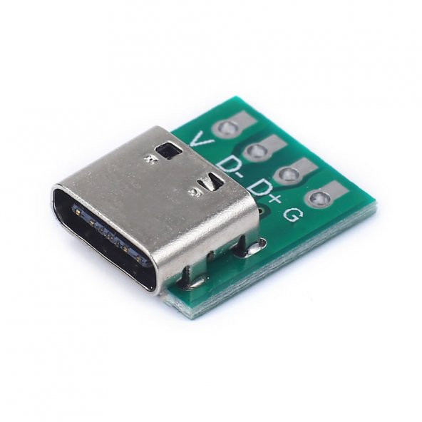 USB Type C 4 Pin DIP Çevirici Pcb Usb Dip Adaptör Kart - 6
