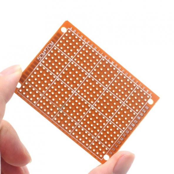 5x7cm Pertinaks Proto Pcb 18x24  432 Adet Bakır Delik 2.54mm - Resim 8