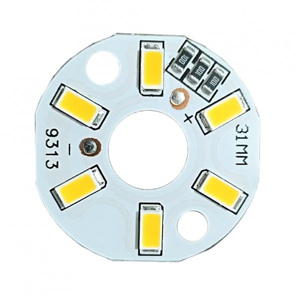 5730 5V 3W 32mm Beyaz Led Modül Aluminyum Pcb 6 Led Lamba Aydınlatma - Resim 8