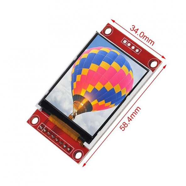 1.8 inch LCD TFT Modül QVGA 128x160 Pixel 1.8 inch 8 Pin SPI Seri Ekran - 2