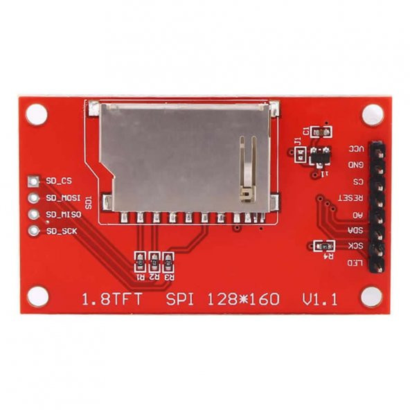 1.8 inch LCD TFT Modül QVGA 128x160 Pixel 1.8 inch 8 Pin SPI Seri Ekran - 3