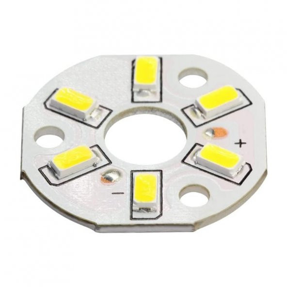 5730 12V 3W 32mm Beyaz Led Modül Aluminyum Pcb 6 Led Lamba Aydınlatma - 7