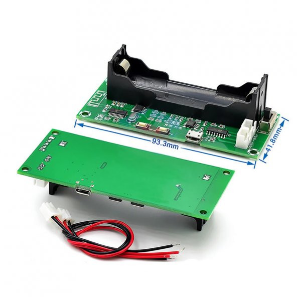 XH-A153 18650 Lityum Pil Soketli Bluetooth MP3 Modül - Resim 3