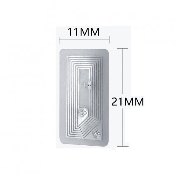 13.56 Mhz Ntag213 Nfc Rfid Etiket Transparan Manyetik Sticker Proximity Göstergeç