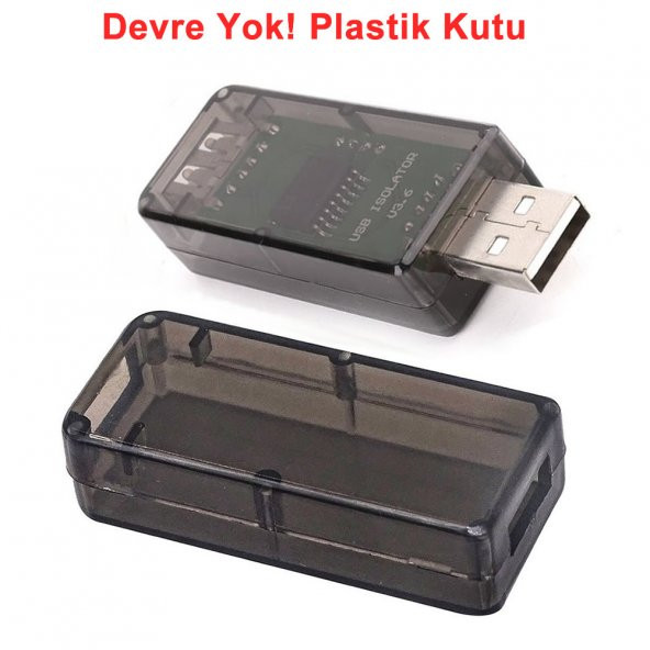 Plastik USB Adum Devre Kutusu Şeffaf Elektronik Proje Ürün Adum3 - 7