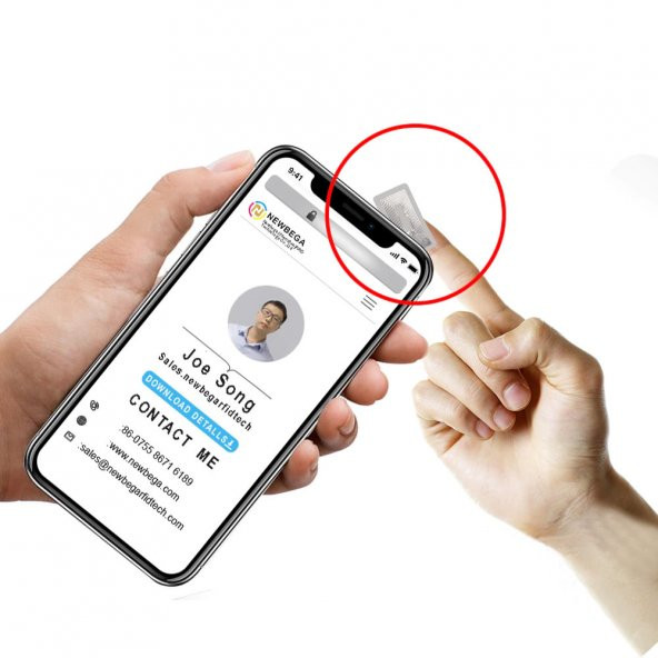 13.56 Mhz Ntag213 Nfc Rfid Etiket Transparan Manyetik Sticker Proximity Göstergeç - 7