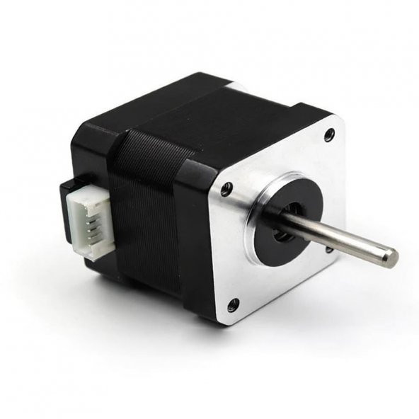 Nema17 Step Motor 1.5A 4Ncm 3D Yazıcı Printer CNC Robotik 1.8 Derece Step Adım Açı 4 Tel 2 Faz D Tip - 7