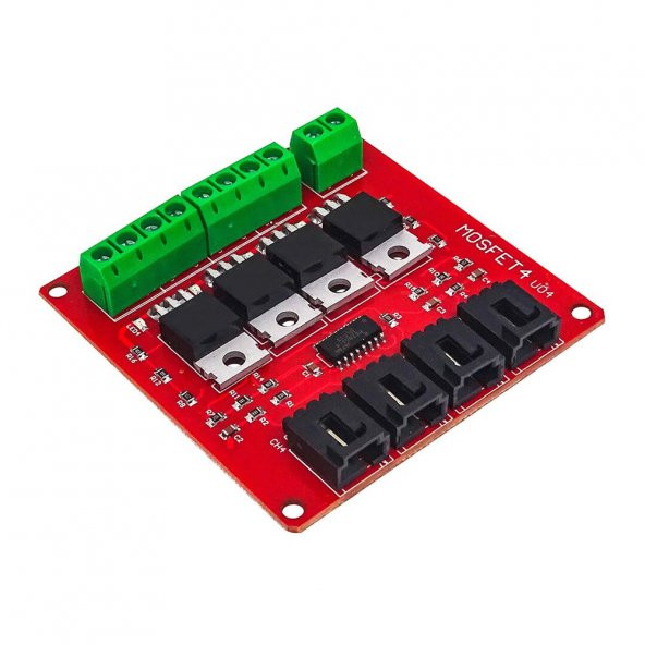24V 5A 4 Kanal PWM Kontrollü Mosfet Selenoid Motor Valf Anahtar - 2