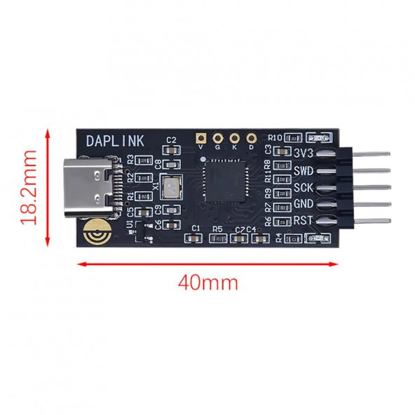 Daplink Arm Jtag Programlayıcı Cortex Swd Uart Emulator Simulator - 4