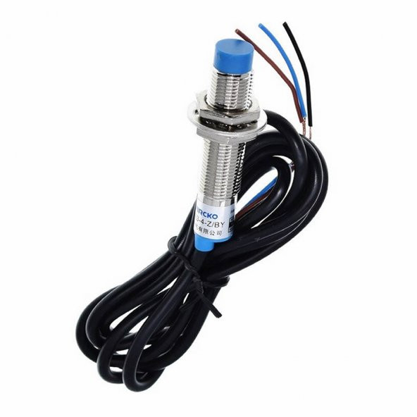 LJ12A3-4-Z/BY Endüktif 4Mm Metal Algılayıcı Sensör Pnp No Temassız - 7
