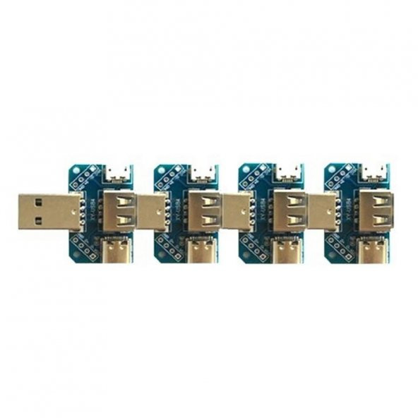 USB to Type C Micro Usb Erkek Dişi USB Port Konnektör Şarj Soket - 8