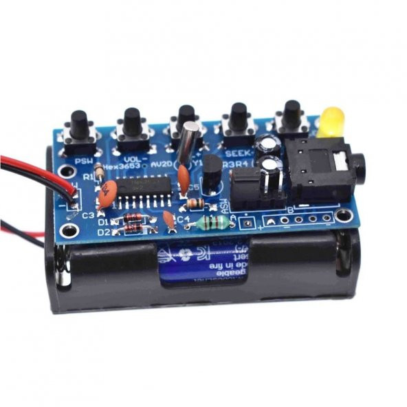 HEX3653 Stereo FM Radyo Alıcı Modül DC 3.6V Kablosuz Dijital 76-108MHZ - Resim 8