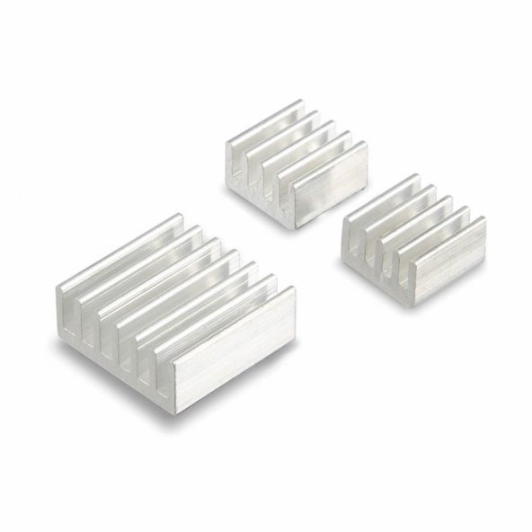 3 Adet Aluminyum Soğutucu Raspberry Pi Termal Yapıştırma Etiketli - Resim 8