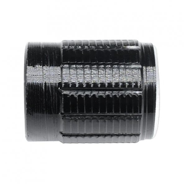 Alüminyum Pot Başlığı 6Mm Tırtıklı Mil 6Mm Siyah Metal Potansiyometre - 2