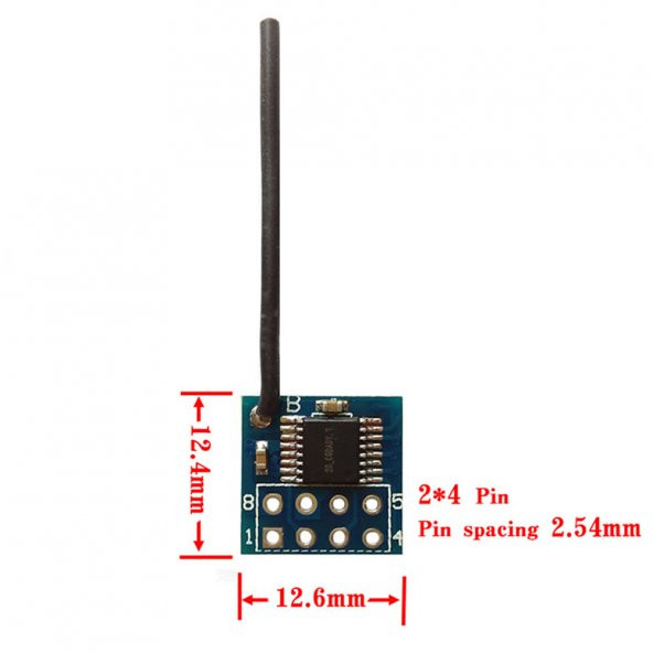 XY-WB Rf Transceiver Modül Lt8920 2.4Ghz 3.3V 250 Metre Kablosuz - 4
