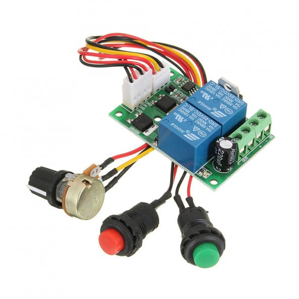 30A 24V Dc Motor Pwm Hız Kontrol Sürücü Devresi Yön Kontrol - Resim 2