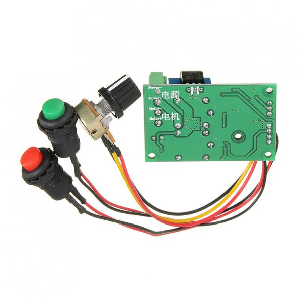 30A 24V Dc Motor Pwm Hız Kontrol Sürücü Devresi Yön Kontrol - Resim 5