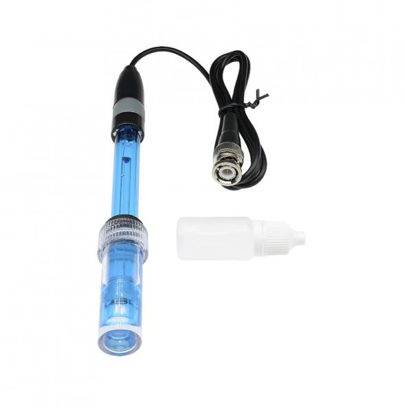Ph Elektrot Sensör Probu E201-1C Sıvı Su 0-14Ph Algılayıcı Bnc - 8
