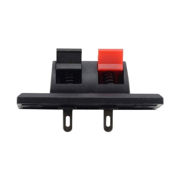 2 Li Hoparlör Terminal Soketi Panel Montaj Tip Yaylı Speaker Ses - Resim 2