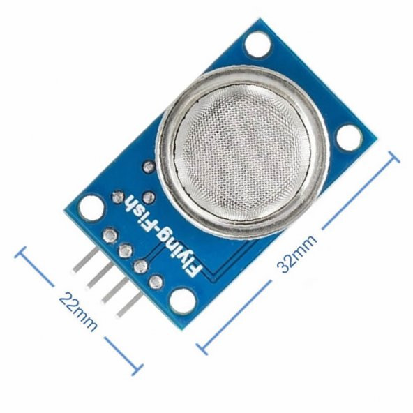 Mq-2 Gaz Sensör Modülü Yanıcı Gaz Lpg Ve Duman Algılayıcı Alarm