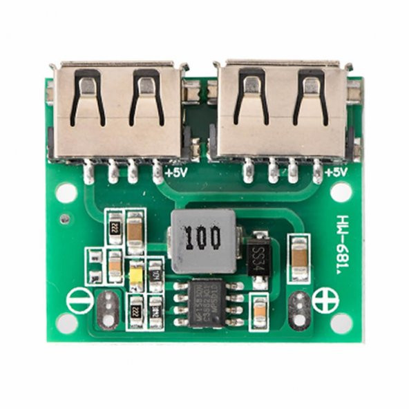 6-24V To 5V 3A Dual Usb Çıkış Voltaj Düşürücü Hw-681 2Xusb Çıkış - 3