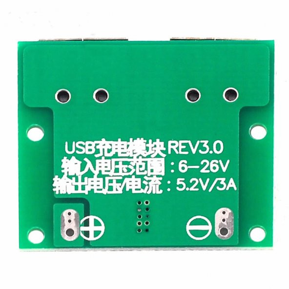 6-24V To 5V 3A Dual Usb Çıkış Voltaj Düşürücü Hw-681 2Xusb Çıkış - 4