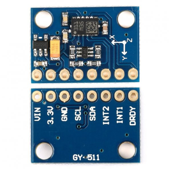 GY-511 Lsm303DLHC 3 Eksen İvme Ölçer 3 Eksen Manyetometre Sensör - Resim 4