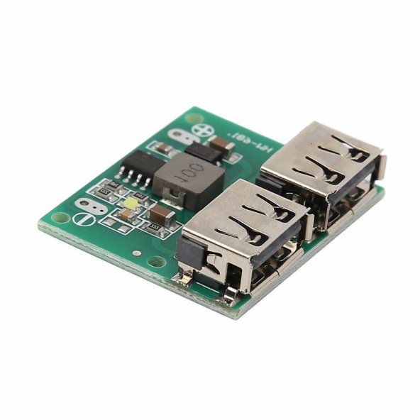 6-24V To 5V 3A Dual Usb Çıkış Voltaj Düşürücü Hw-681 2Xusb Çıkış - 7
