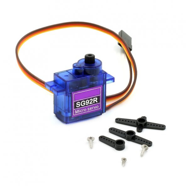 Tower Pro Sg92R 12Gr Micro Servo Motor 2.5Kg 4,8V Plastik Dişli - 2