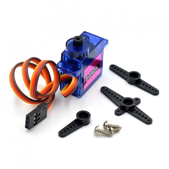 Tower Pro Sg92R 12Gr Micro Servo Motor 2.5Kg 4,8V Plastik Dişli - 3