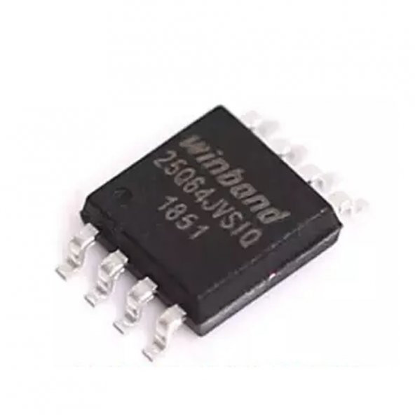 Winbond W25Q64JVSIQ 64M-Bit Seri Flash 3.3V SPI Hafıza Entegresi - Resim 3