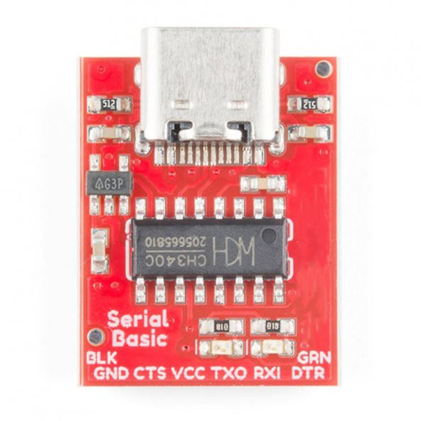 CH340C Usb To Ttl Uart Modül Type C Seri Port Haberleşme Isp Ard - 1